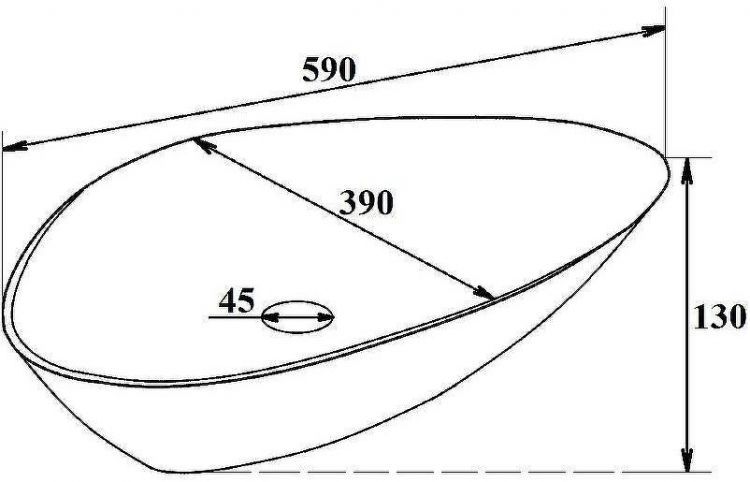 Раковина-чаша Runo Trezo 60 00-00001360 Белая