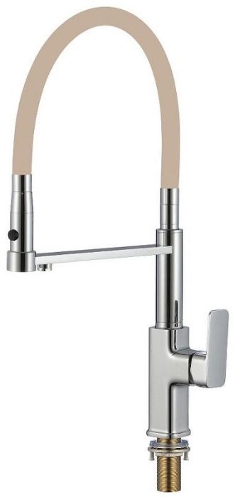 Смеситель для кухни Savol S-L1808-12 цвет Хром Бежевый