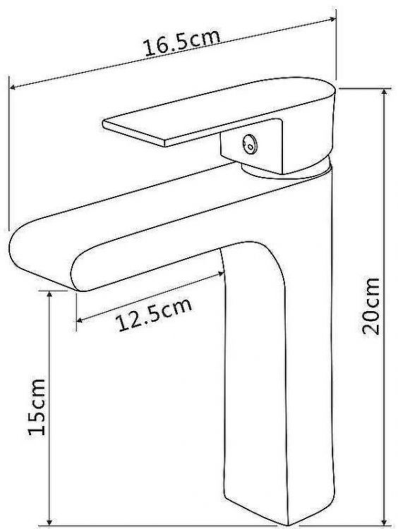 Смеситель для раковины Melodia della vita Waltz MDV30120 Хром Смеситель для раковины Melodia della vita Waltz MDV30120 Хром