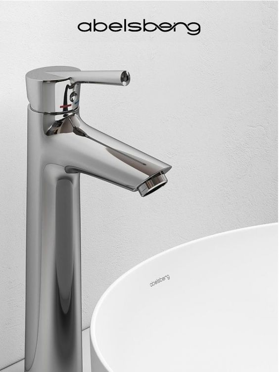 Смеситель для раковины Abelsberg Solida AMF20091CH цвет Глянцевый хром