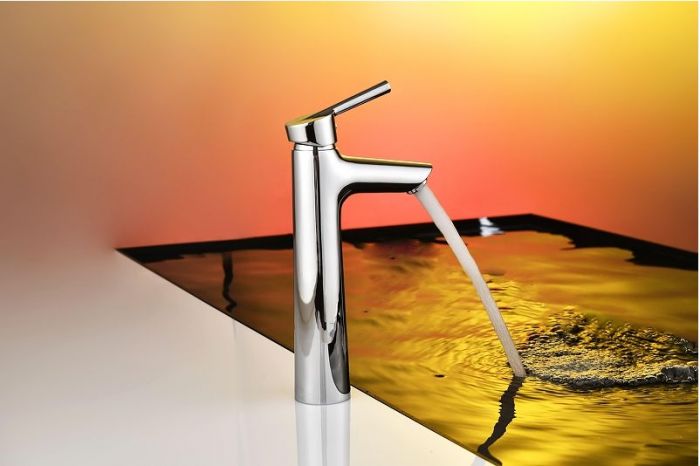 Смеситель для раковины Abelsberg Solida AMF20091CH цвет Глянцевый хром