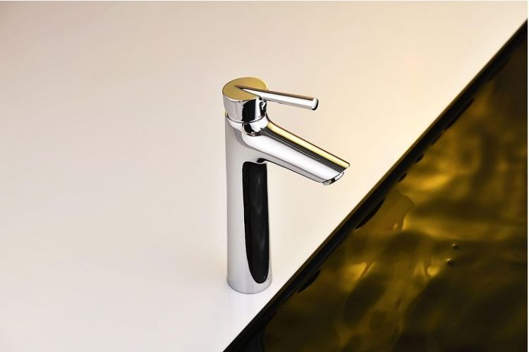 Смеситель для раковины Abelsberg Solida AMF20091CH цвет Глянцевый хром