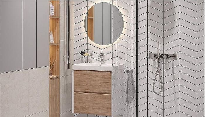 Тумба под раковину Velvex Gesso 60 tp.GES.9696.60.2Y подвесная Белая матовая Дуб сонома