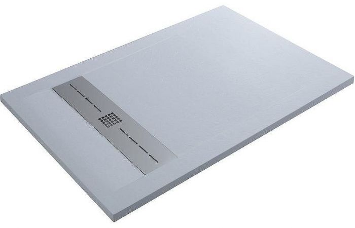 Душевой поддон из искусственного камня Allen Brau Infinity 90x90 8.21001-21 Белый камень