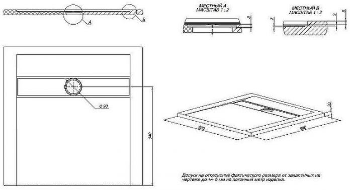 Душевой поддон из искусственного камня Allen Brau Infinity 90x90 8.21001-21 Белый камень