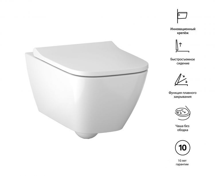 Комплект унитаза Geberit Smyle 500.300.21.S