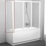 Боковая стенка для шторки на ванну Ravak Supernova APSV 70 95010102Z1 профиль Белый стекло Transparent
