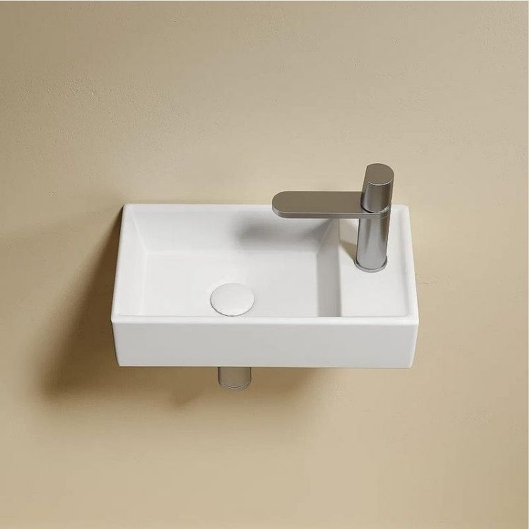 Раковина Ceramicanova Element 41 L CN6051LMW Белая матовая Раковина Ceramicanova Element 41 L CN6051LMW Белая матовая