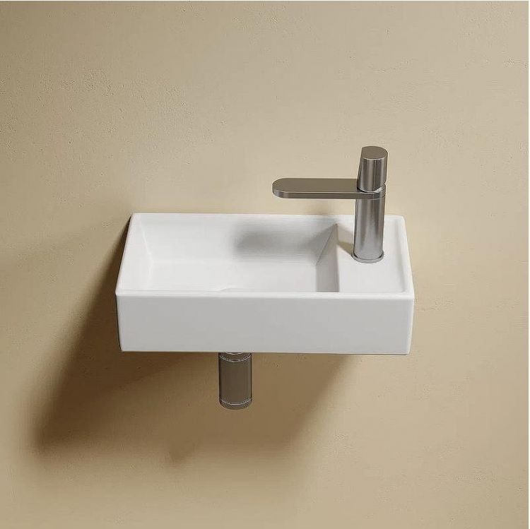 Раковина Ceramicanova Element 41 L CN6051LMW Белая матовая Раковина Ceramicanova Element 41 L CN6051LMW Белая матовая