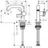 Hansgrohe Tecturis S Смеситель для раковины, 1 отв., с донным клапаном, цвет: хром