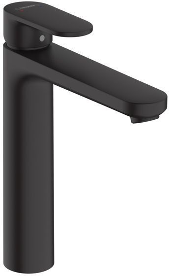 Hansgrohe Vernis Blend Смеситель для раковины, излив 190 мм, с донным клапаном, цвет: матовый черный