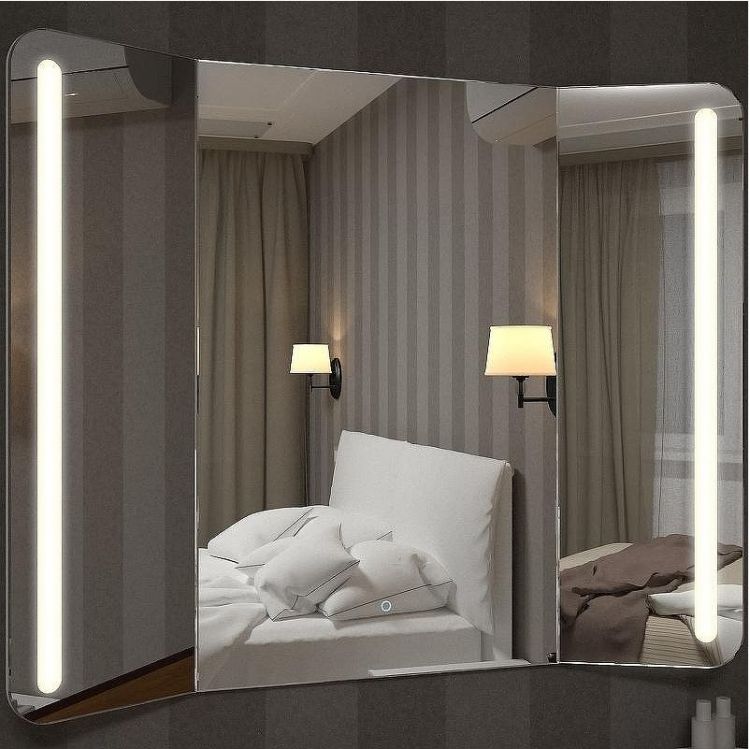 Зеркало Relisan Triple Vertical 1000х800 Гл000024395 с подсветкой с сенсорным выключателем Зеркало Relisan Triple Vertical 1000х800 Гл000024395 с подсветкой с сенсорным выключателем