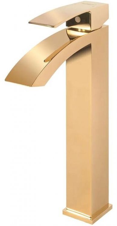 Смеситель для раковины Grocenberg GB3007GO Золото Смеситель для раковины Grocenberg GB3007GO Золото