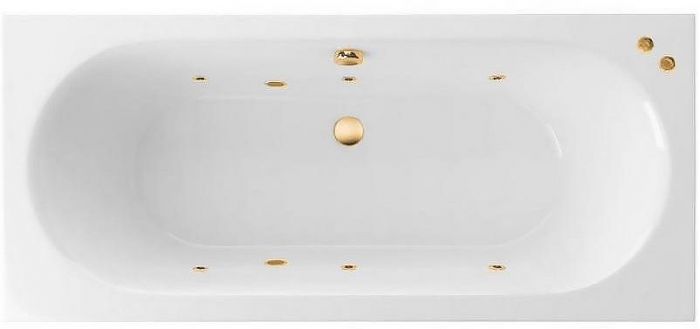 Акриловая ванна Excellent Oceana 170x75 WAEX.OCE17.SOFT.GL с гидромассажем