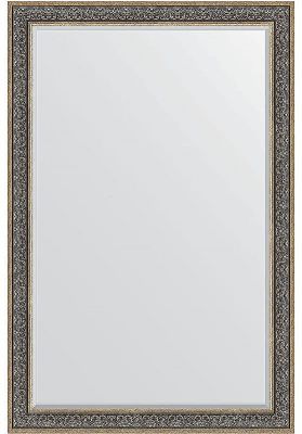 Зеркало Evoform Exclusive 179х119 BY 3631 с фацетом в багетной раме - Вензель серебряный 101