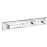 Hansgrohe RainSelect Смеситель для душа, термостатический, 4 источника, СМ, внешняя часть, цвет: хром/белый