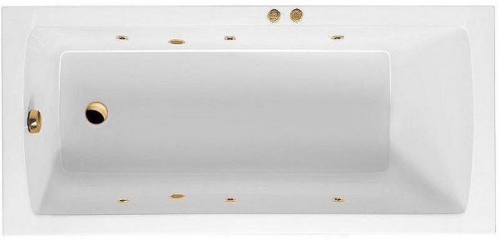 Акриловая ванна Excellent Aquaria 170x75 WAEX.AQU17.SOFT.GL с гидромассажем