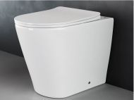 Унитаз CERAMICANOVA Highlight Rimless напольный приставной CN1812