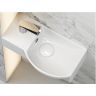 Умывальник CERAMICANOVA Element подвесной прямоугольный с крепежом (чаша справа, отверстие под смеситель слева) CN6039R