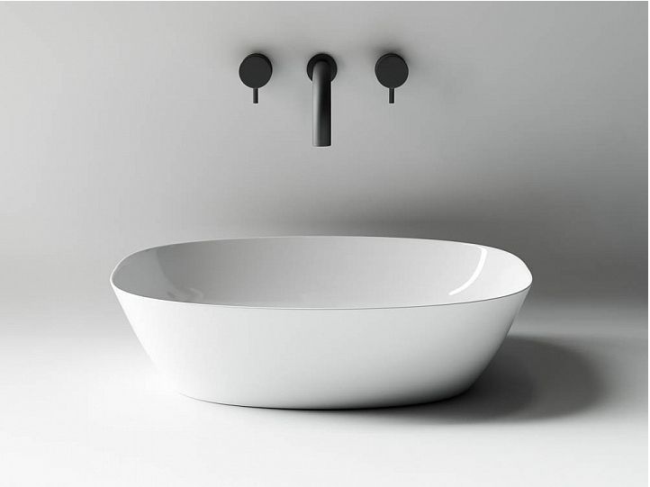 Умывальник CERAMICANOVA Element чаша накладная овальная 500x380x140 мм CN5005