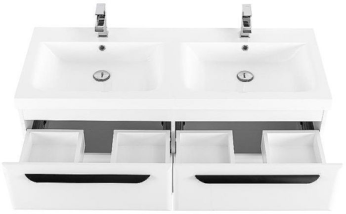 Тумба под раковину Cezares Eco 120 ECO-1200-4C-SO-2-BL подвесная Bianco Lucido