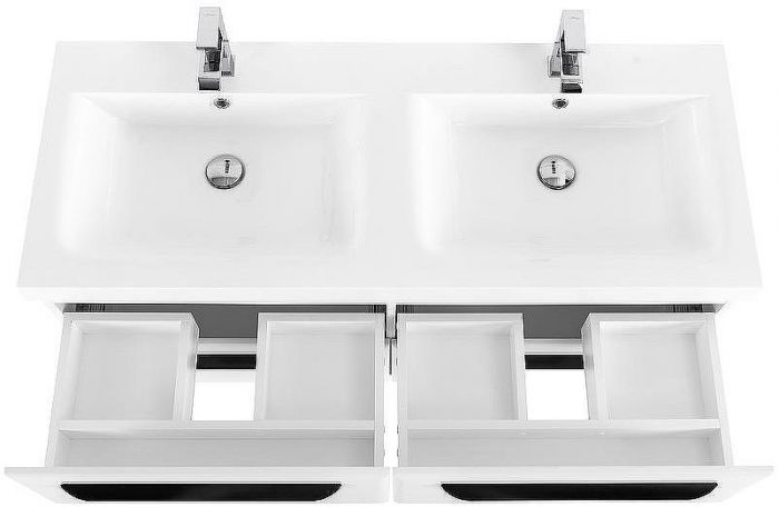 Тумба под раковину Cezares Eco 120 ECO-1200-4C-SO-2-BL подвесная Bianco Lucido