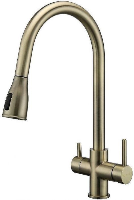 Смеситель для кухни Paulmark Lange La214212-BR Бронза