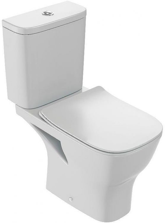 Унитаз компакт Jacob Delafon Struktura UJAJ102-WTE без бачка и сиденья