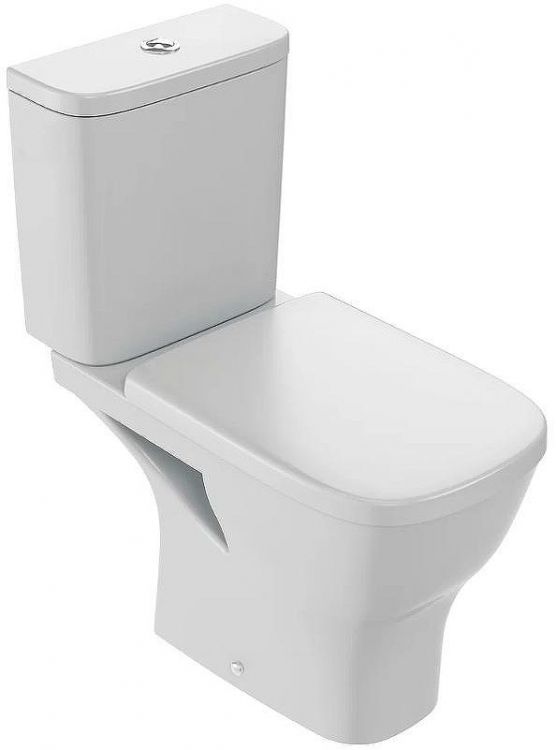 Унитаз компакт Jacob Delafon Struktura UJAJ102-WTE без бачка и сиденья