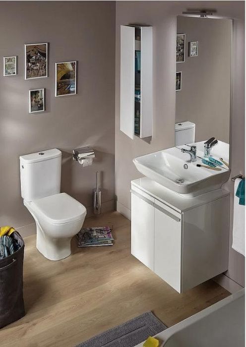 Унитаз компакт Jacob Delafon Struktura UJAJ102-WTE без бачка и сиденья