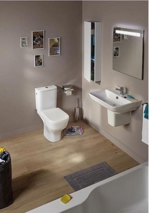 Унитаз компакт Jacob Delafon Struktura UJAJ102-WTE без бачка и сиденья