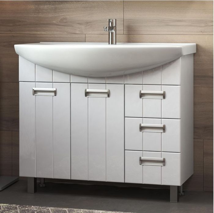 Тумба под раковину Vigo Diana 105 tn.DIA.STI.100.2D.3Y цвет Белый