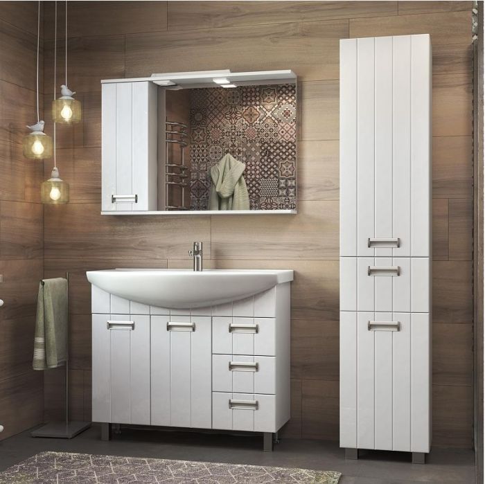 Тумба под раковину Vigo Diana 105 tn.DIA.STI.100.2D.3Y цвет Белый