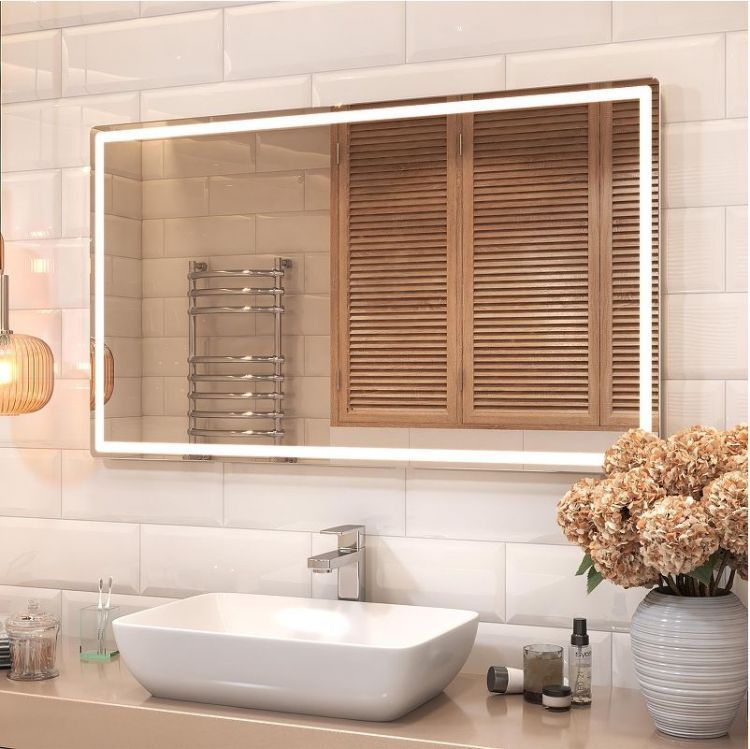 Зеркало Vigo Geometry Comfort 120 066 с подсветкой с бесконтактным выключателем и подогревом