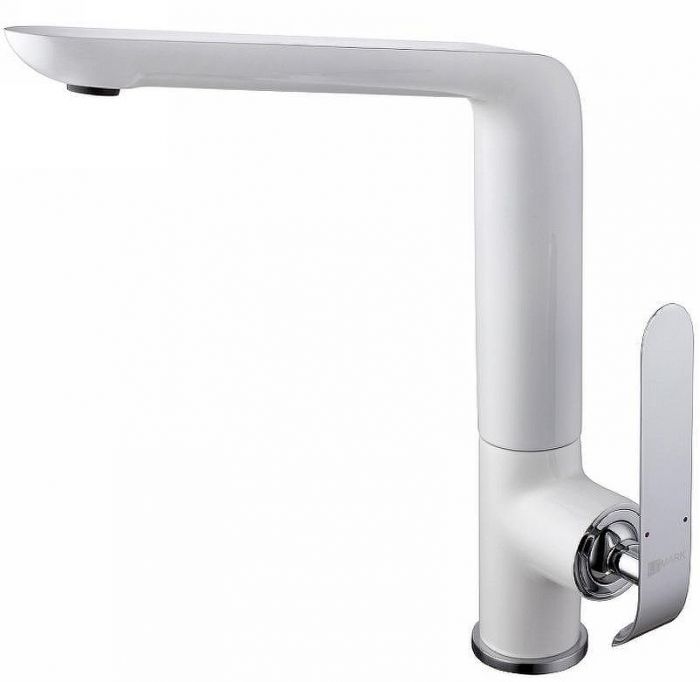 Смеситель для кухни Lemark Melange LM4905CW Белый Хром