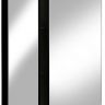 Зеркальный шкаф Reflexion Black 760х850 RF2002BL с подсветкой Черный матовый Зеркальный шкаф Reflexion Black 760х850 RF2002BL с подсветкой Черный матовый