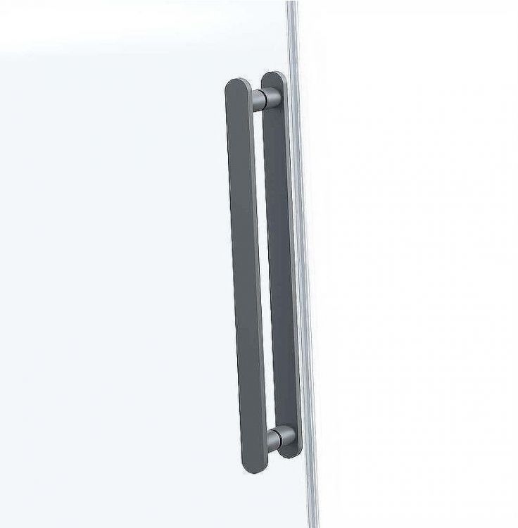 Душевая дверь Vincea Como Soft 130 VDS-1CS130CLGM профиль Вороненая сталь стекло прозрачное