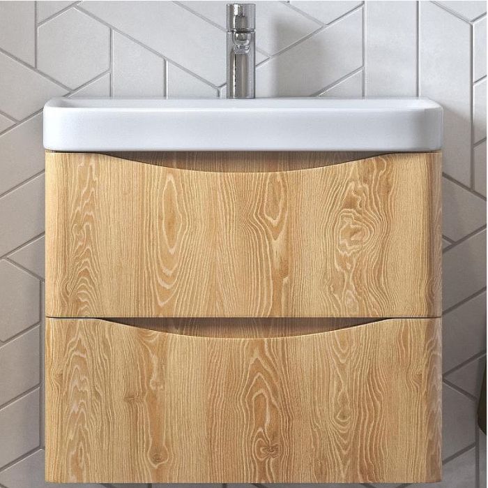 Тумба под раковину Velvex Clay 60 tp.CLA.9595.60.2Y подвесная Дуб верона