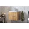 Тумба под раковину Velvex Clay 60 tp.CLA.9595.60.2Y подвесная Дуб верона