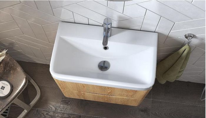 Тумба под раковину Velvex Clay 60 tp.CLA.9595.60.2Y подвесная Дуб верона