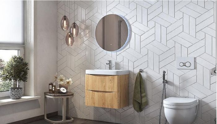 Тумба под раковину Velvex Clay 60 tp.CLA.9595.60.2Y подвесная Дуб верона