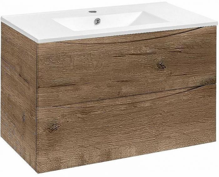 Тумба под раковину Vincea Mia 90 VMC-2MC900VO подвесная V.Oak