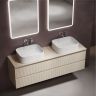Столешница для ванной комнаты SANCOS из керамогранита SANCOS Kreman 1600х460 c отверстием под смеситель,TT160A2X
