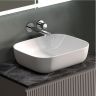 Тумба подвесная SANCOS Snob R, Doha Soft 790х445х500, под столешницу без отверстия под смеситель, цвет Black Sky, SNR80SM