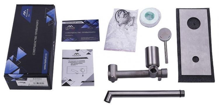 Смеситель для раковины Fashun A51033 цвет Сатин Смеситель для раковины Fashun A51033 цвет Сатин