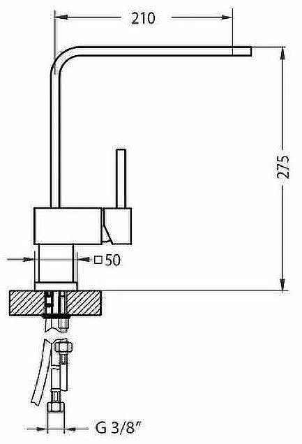 Смеситель для кухни Alveus Laguna Monarch Copper new 1134830 Медь