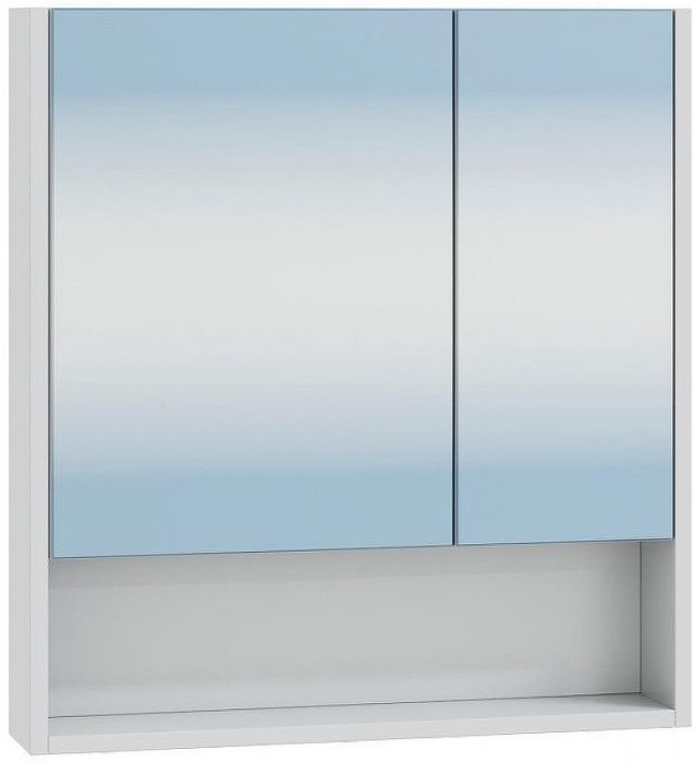 Зеркальный шкаф СанТа Сити 60 700337 Белый