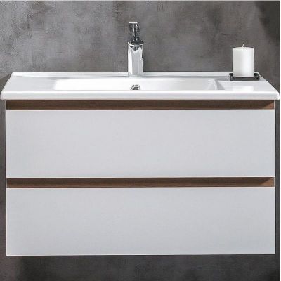 Тумба под раковину Boheme Armadi Art Capolda 85 849-085-WW подвесная Белая Дерево