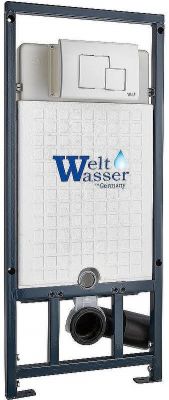 Инсталляция WeltWasser WW Marberg 507 SE WT 10000011215 для унитаза с Белой матовой клавишей смыва