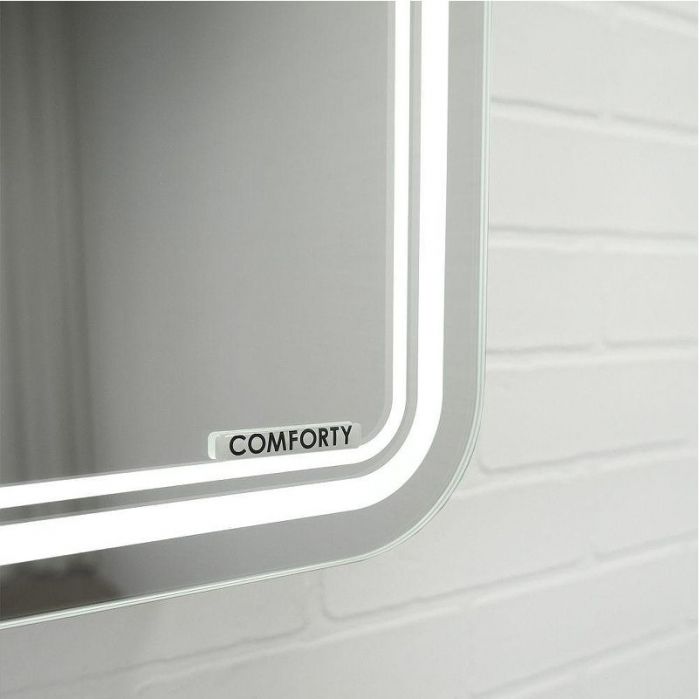 Зеркальный шкаф Comforty Нео 60 00-00017831 с подсветкой цвет Белый